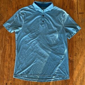 lululemon athletica Light Blue Polo Shirt